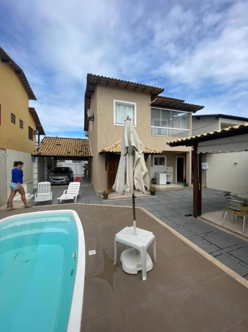Casa Com Piscina, Churrasqueira E Ar Condicionado Em Condominio Cabo Frio Eksteriør bilde